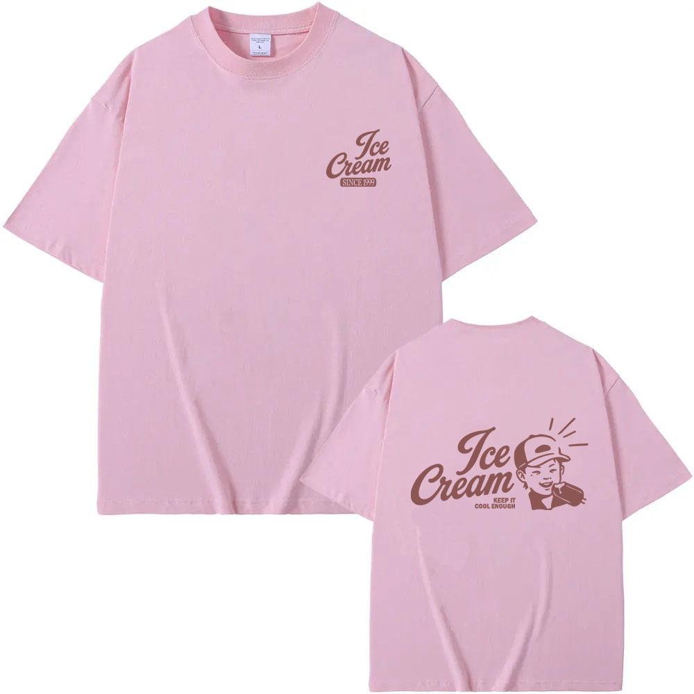 Yeonjun Ice Cream Solo Pop T-shirts NO LABELS: PART 02 Album Cartoon Print Tees Summer Casual Cotton High Quality Unisex Clothes