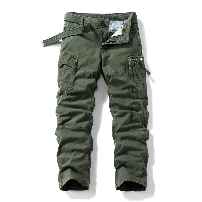 Men's retro overalls trendy brand pants men's high-end men's clothing summer new casual loose men's trousers