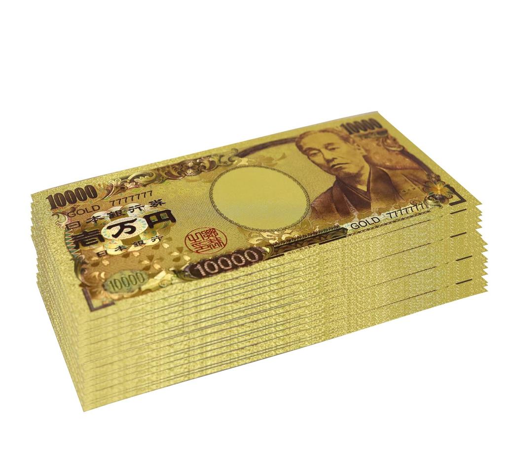 Castle Enterprise S Good Luck Etched Banknote Set of 50 Street and Cards, [Japanese Souvenirs, Festivals, Events, Children's Parties, Stalls, Fairs]