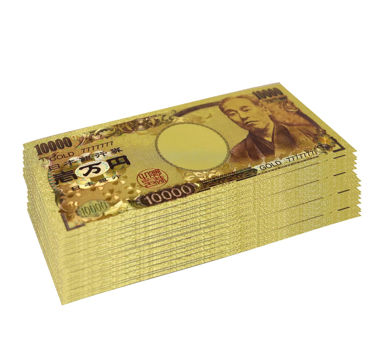 

Castle Enterprises Good Luck Etched Banknote Set of 50 Street and Cards, [Japanese Souvenirs, Festivals, Events, Children s Parties, Stalls, Fairs]