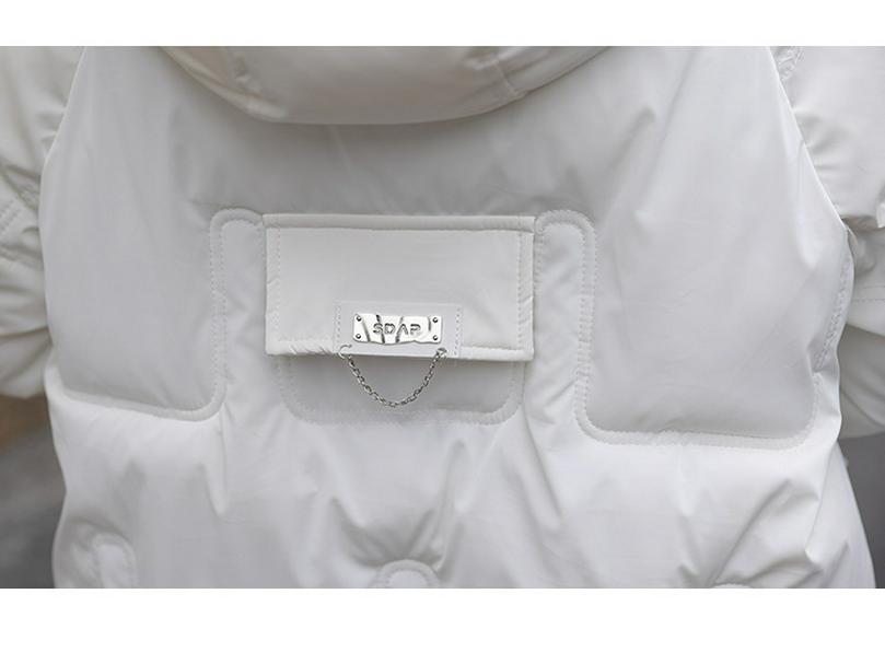 Shiny Wash-Free Hooded Down Cotton Women's Winter Jacket - Short Korean Style, Thickened and Fashionable.