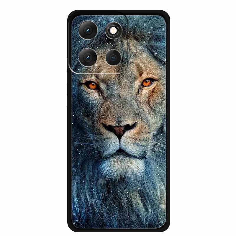 Für Motorola Moto G86 Power 5G Hülle G 86 Power Weiche TPU Silikon Rückseitenabdeckungen Für Moto G86 Power Tiere Bemalt Tiger Löwe Coque