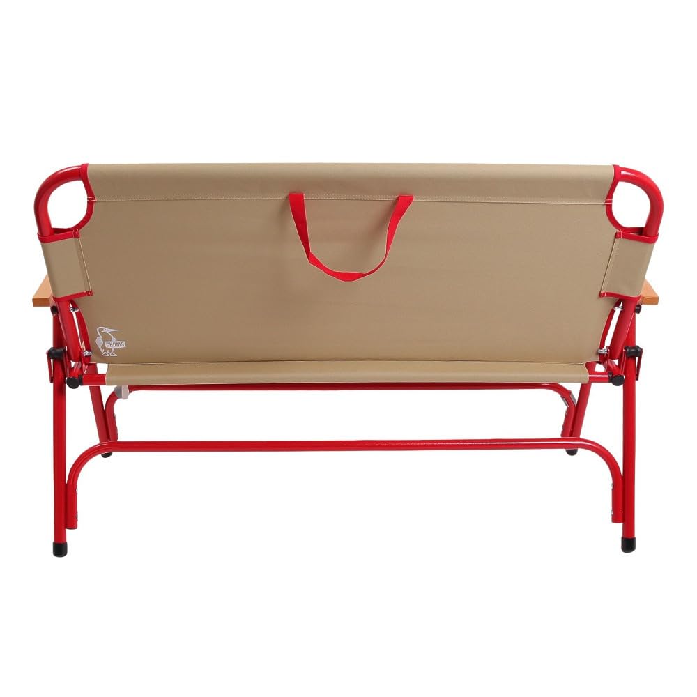 CHUMS Chums Back with Bench H73 x W110 x D40cm Beige/Red CH62-1752-B044-00