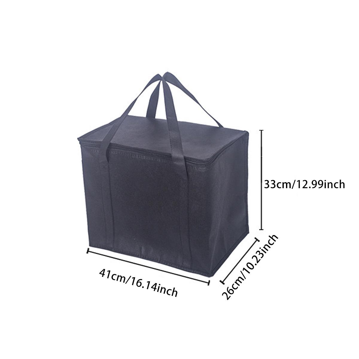 

1Pc Portable Thickened Insulated Bag, Reusable Thermal Cooler Bag for Outdoor Picnic Lunch Bento Storage