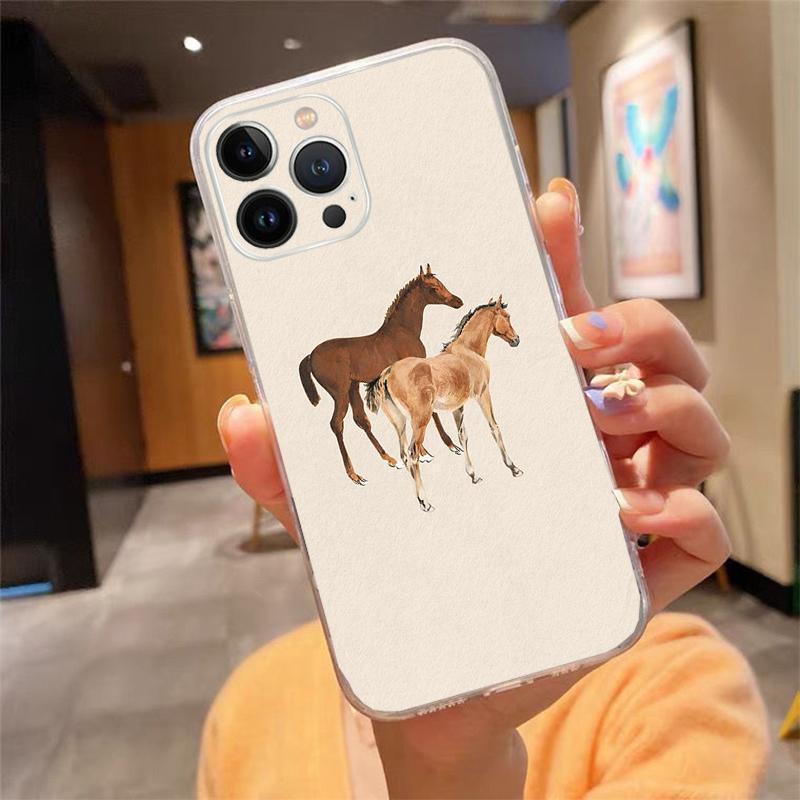 Phone Case For iphone 17 Pro Air 17ProMax 16 15 14 13 Pro Max 16 15 14 13 Pro 15Plus foal Horse