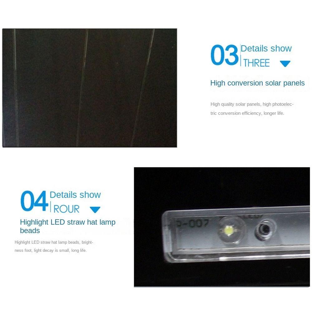 Rainproof LED Door Sign Light Solar-Powered Solar Lights for Outside LED Address Sign  Yard
