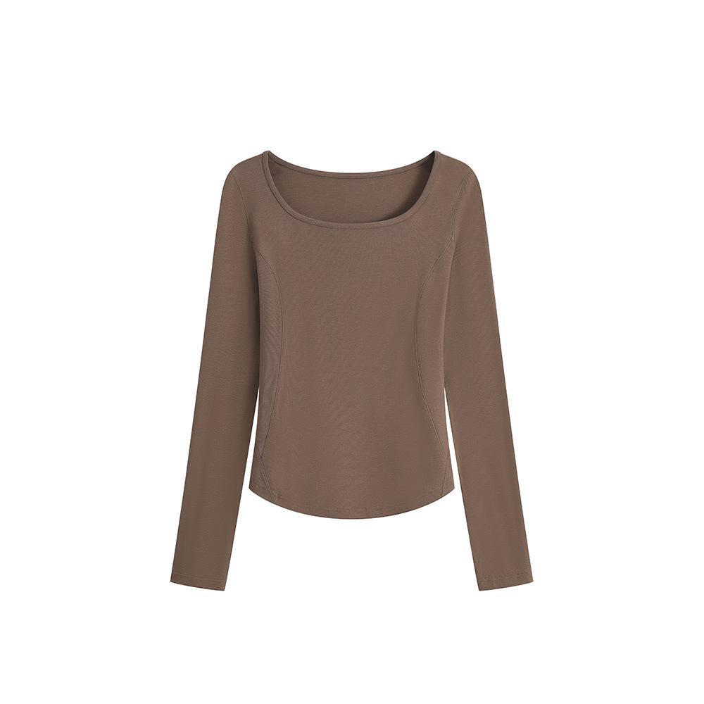 

2025 Весна Женская Тонкая Теплая Бархатная Термо Рубашка С Длинным Рукавом Трикотажная База XXL