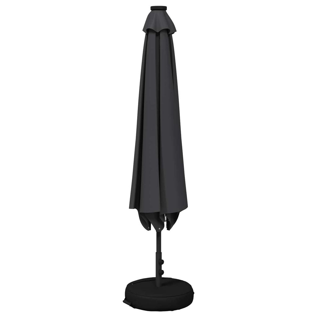 Garden Umbrella with LED Lights and Base 200 X 300 Cm