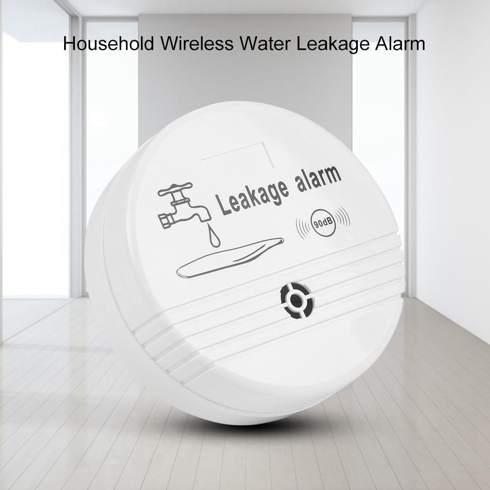 90 dB Household Wireless Water Leak Detector Sensor Water Leakage Alarm for Home Kitchen Toilet