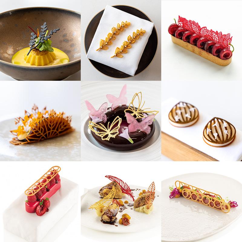 Christmas Tree Fondant Silicone Mold Flower Lace Pad Baking Cake Embossing Mold Chocolate Biscuit Printing Tool Decorative Chip