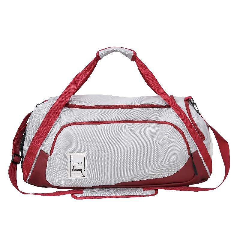 Travel Bag Large Capacity Duffel Bag Hip Hop Trendy Cool Shoulder Bag Fitness Bag Business Trip Boarding Bag Can Be Set with Tie Rod