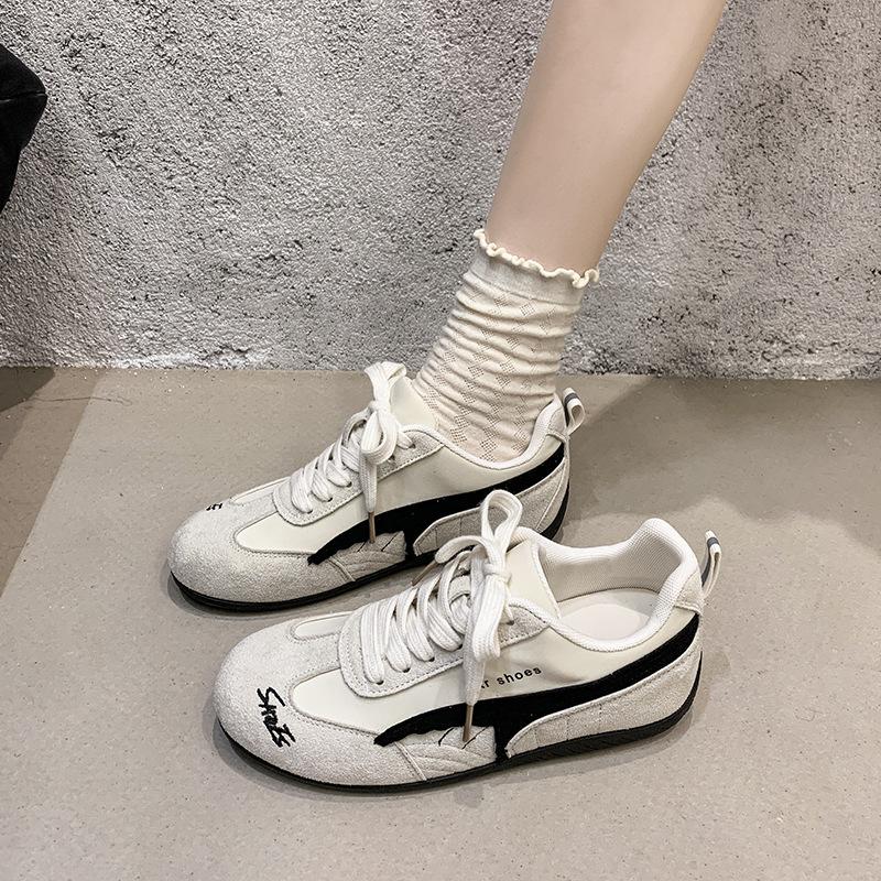 Retro Forrest Gump training shoes women's 2025 summer new color matching casual versatile sports shoes flat breathable board shoes
