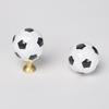 1PC Lovely Fashion Ceramic Handles  Cute Football Drawer Knobs Sport Style Cabinet Pulls
