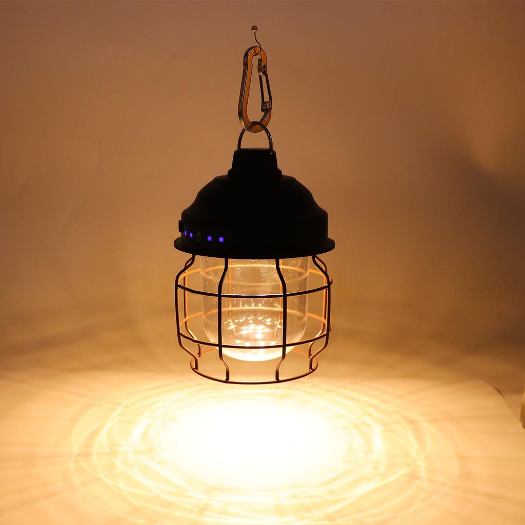 LED Camping Lantern Retro Portable Outdoor Rechargeable Camping Lights for Home Camping Outdoor Emergency