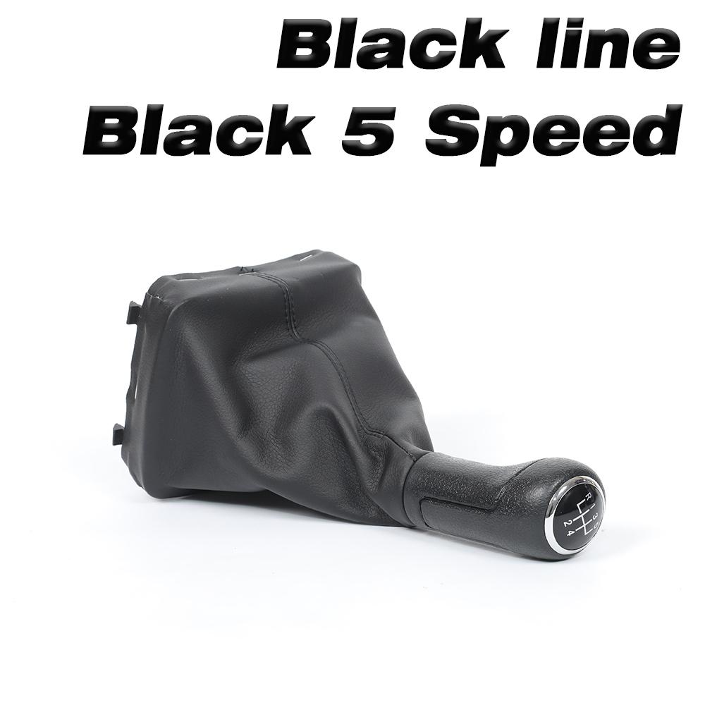 

5-ступенчатая ручка переключения передач для Volkswagen VW Polo 9N 9N2 (2002-2009 гг.) Автомобильный Стайлинг Ручной Рычаг Чехол Кожаный Замена Багажника