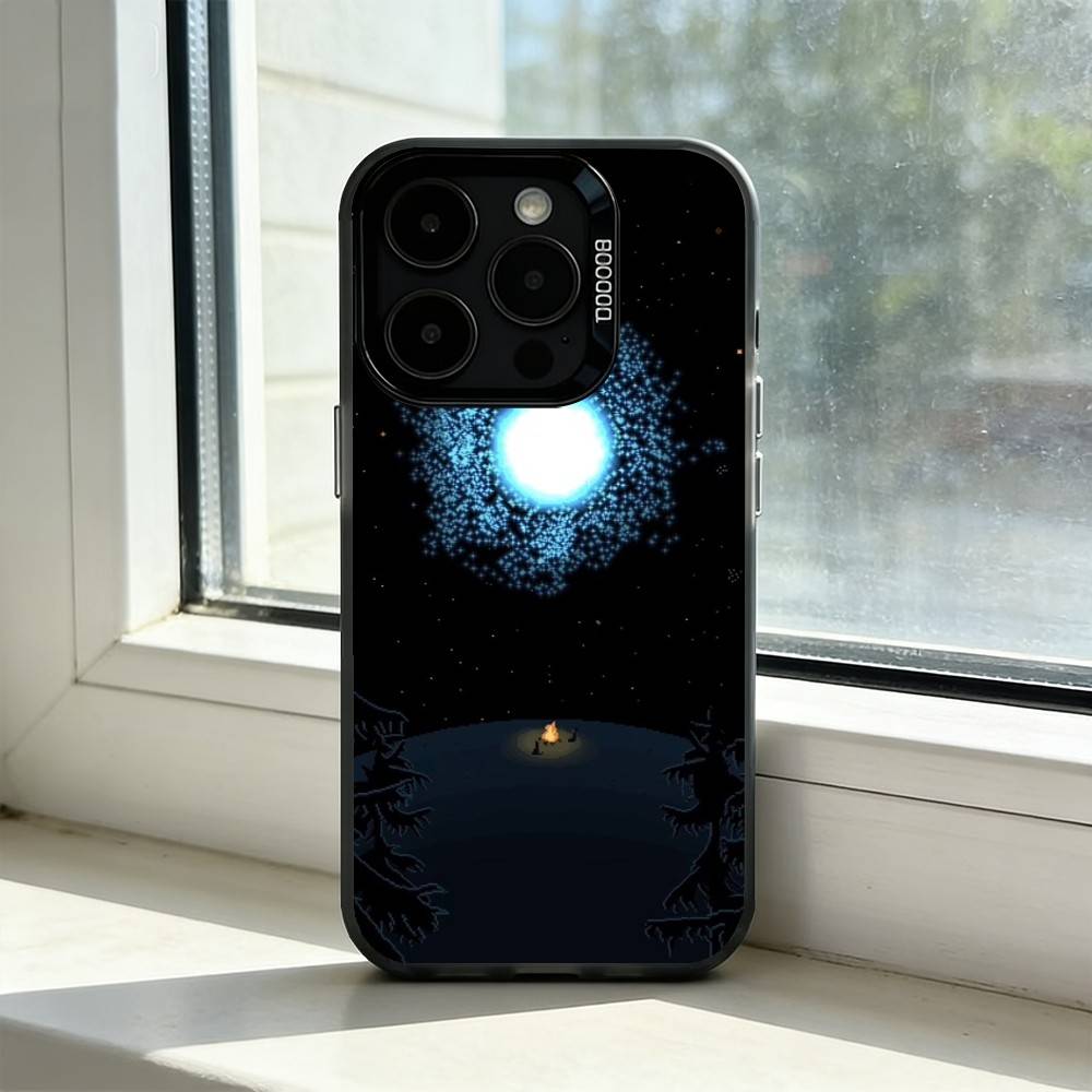 Cool Outer W-Wilds Phone Case For iPhone 17,16,15,14,13,12,11 Plus,Pro Max,XS,Colored Silver Plated Inside Cover
