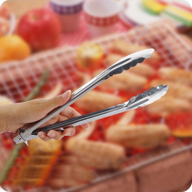 Stainless Steel Food Clips Bread Barbecue Clips Baking Supplies Barbecue Clips Barbecue Tools Food Clips Buffet Tongs