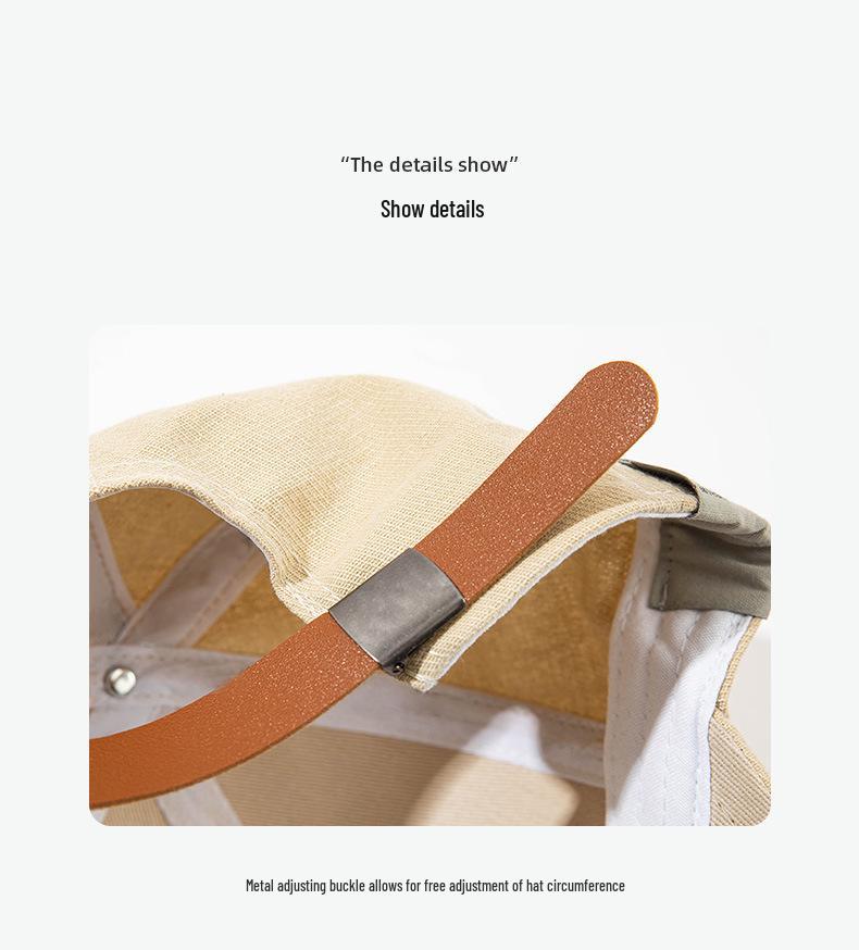 Cappellino Unisex alla Moda a Becco d'Anatra: Cappello parasole casual per un viso più snello, Protezione per la primavera/autunno