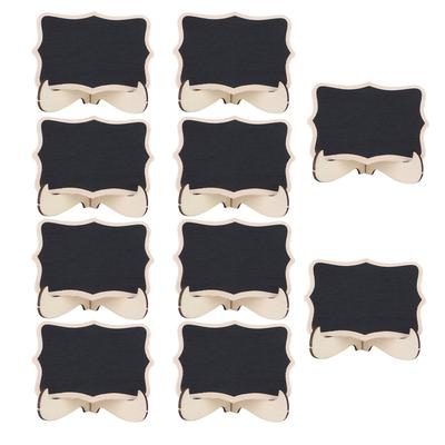 10 Stück Mini-Tafeln Holzschilder Schiefertafeln Memoboard für Hochzeitsfeier Dekoration
