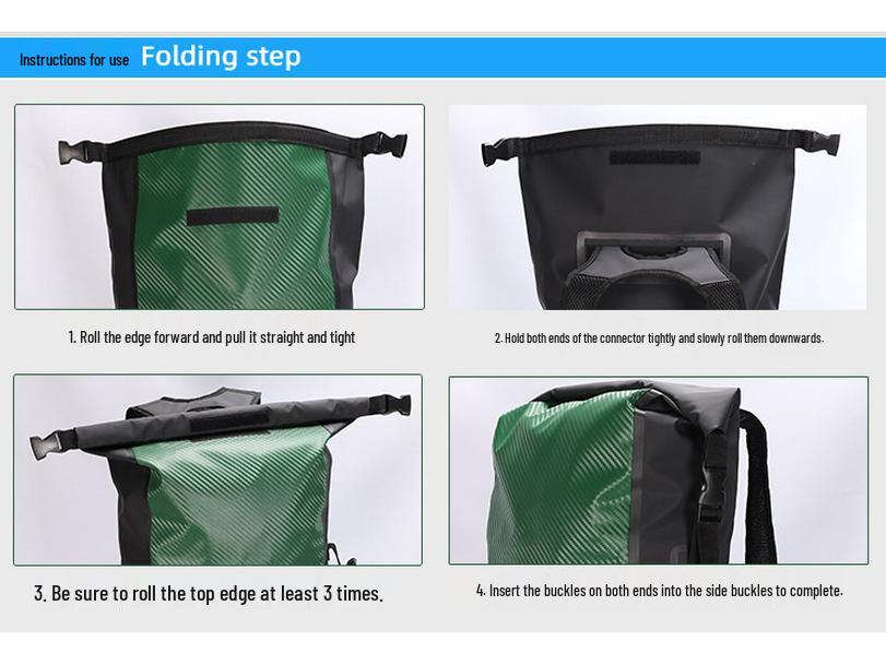 Waterproof Outdoor Drifting & Canyoning Backpack - Double Shoulder Barrel Bag for Beach & Storage.