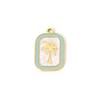 304 Stainless Steel Flora Charms 18K Gold Plated Rectangle Coconut Palm Tree Enamel Pendant DIY Necklace 20mm x 13mm, 2 Pcs