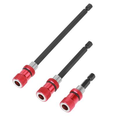 3Pcs1 4  Hex Shank Quick Release Magnetic Drill Bit Holder Screwdriver Extension 60 100 150mm