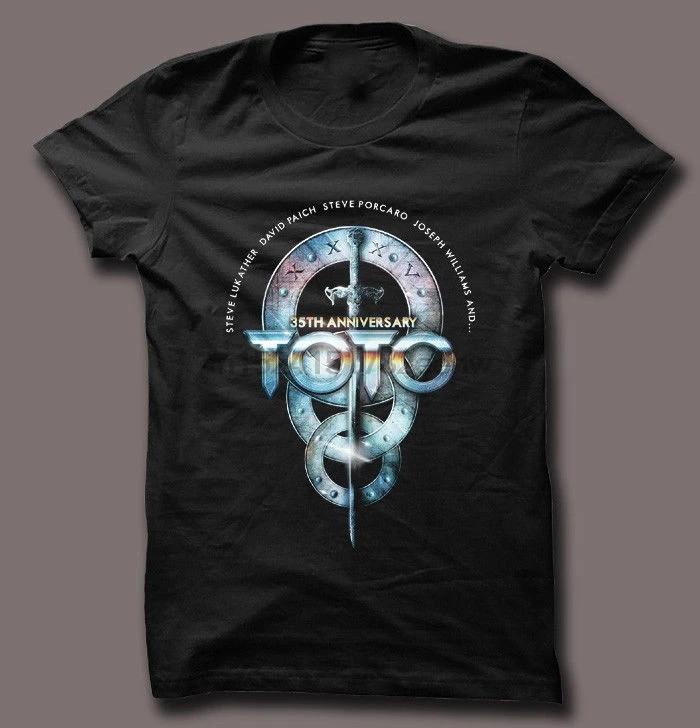 TOTO Band 35th Anniversary Live Tour Gift For Fan Black All Size Shirt AG855 Unisex T-Shirt S