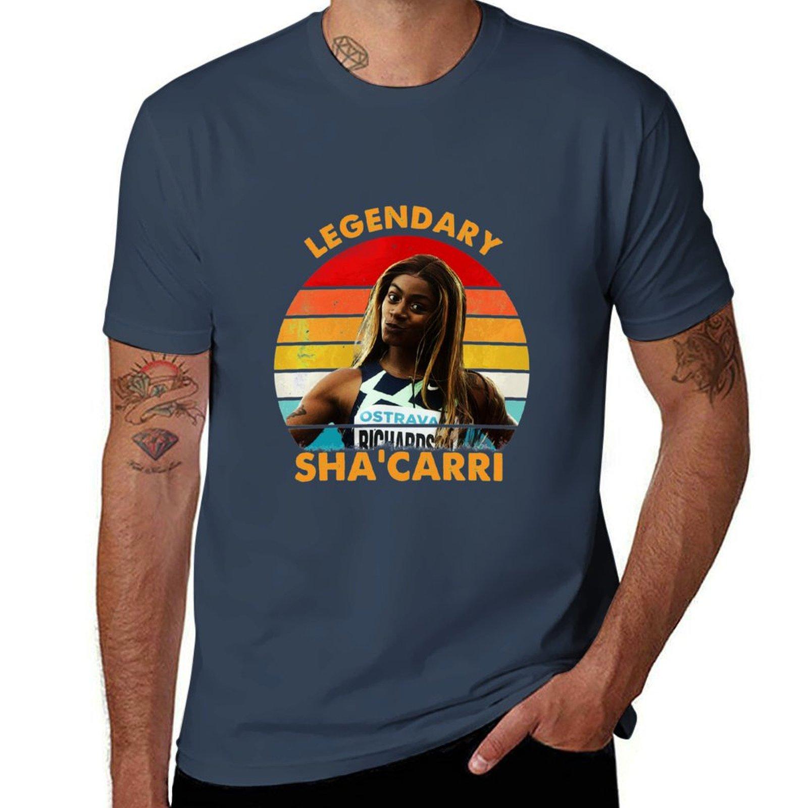 Shacarri Richardson Track And Field Usa Tshirt Plus Size Simple Casual Top S
