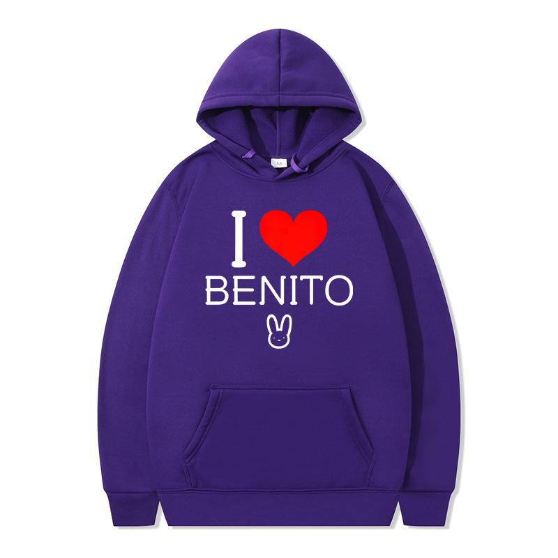 Autumn and winter new un verano sin ti bad bunny hoodie hooded sweater