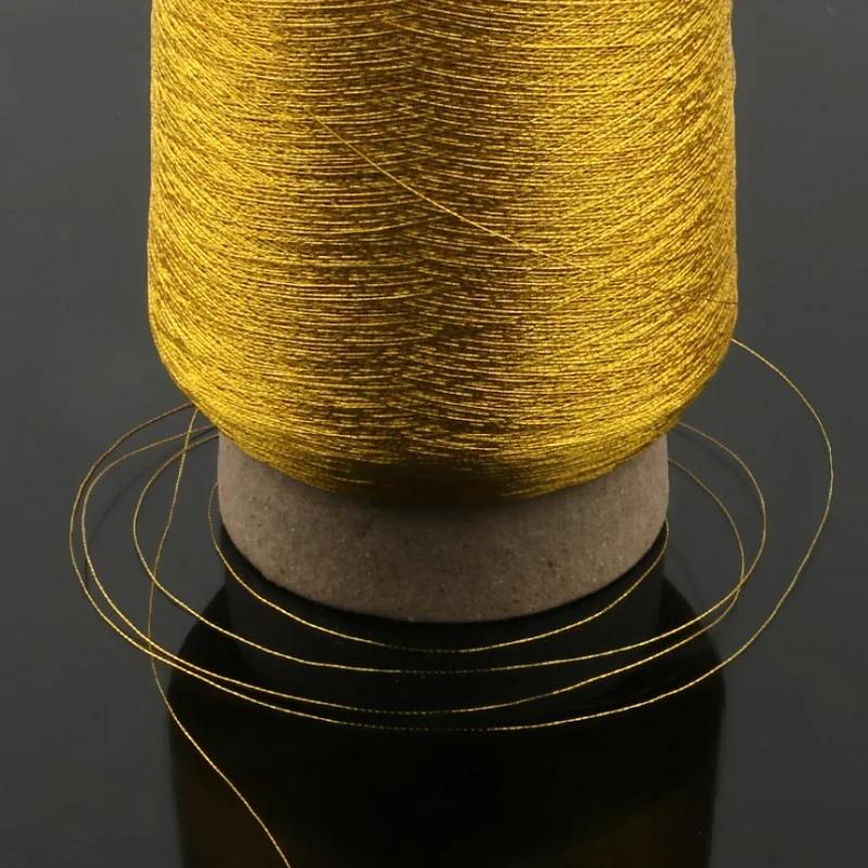 3600M Cross-stitch Manual Silk Thread Computer Embroidery Sewing Hand Stitching Gold Silver Thread Sewing Line Handicraft Tool