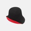 WHITE SANDS Corduroy Reversible Bucket Hat Black/Red