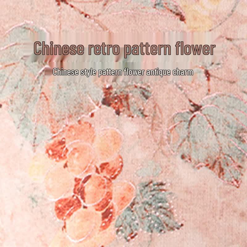 New Chinese Style Floral Print Summer Shirt for Middle-aged Women