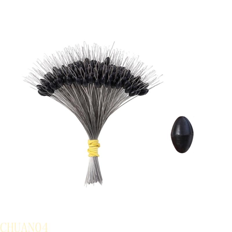 A1A2 300Pcs Silicone Fishing Oval/Cylinder Float Stop Stoppers Fishing Float Fishing Bobbers Fishing Tackle Accessories