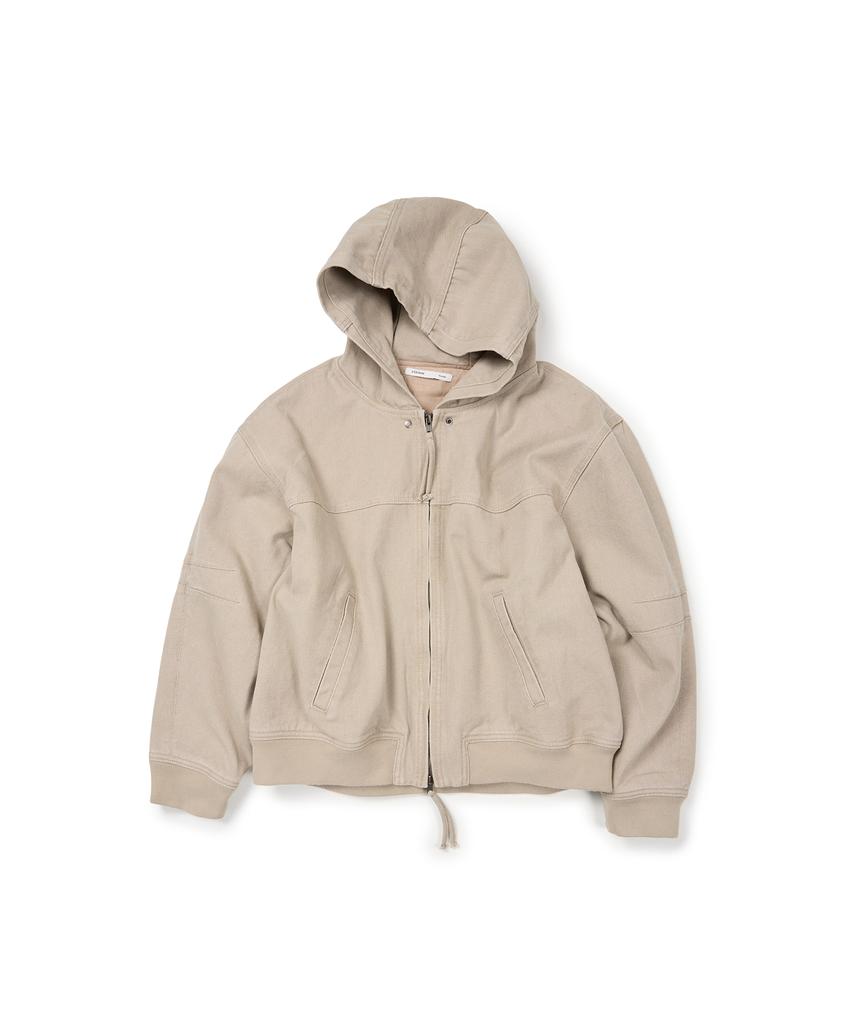 Etce (Base) Vintage Hood Work Jacket (Beige)