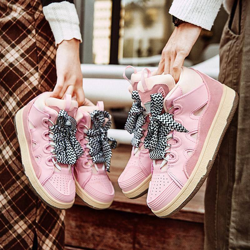 Herren/Damen Tide Brand Deutsche Schuhe Papa Schuhe Paar High-Top Casual Sneakers