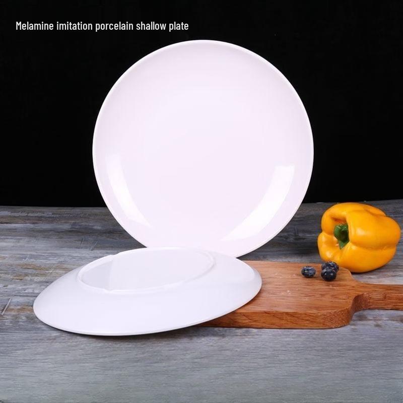 A3 Melamine Round Dinner Plates