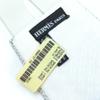 Pristine HERMES H Motif Cummerbund and Butterfly Tie Ensemble Light Gray Silk Used