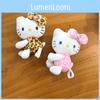 Adorable Long Legged Kt Plush Cat Keychain Cute Cartoon Cat Doll Gift Accessory