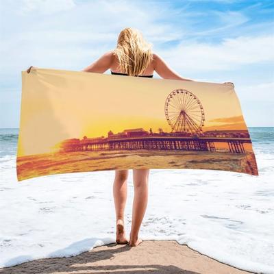Beach Towel Portable Multipurpose Daily Durable Summer Swimming Quick Drying Towel