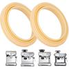 2 PCS Silicone 54 Mm Group Head Seal for Breville Espresso Machine 878/870/860/880/810/840/450/500,Steam Ring Gasket Accessories Replacement for Sage
