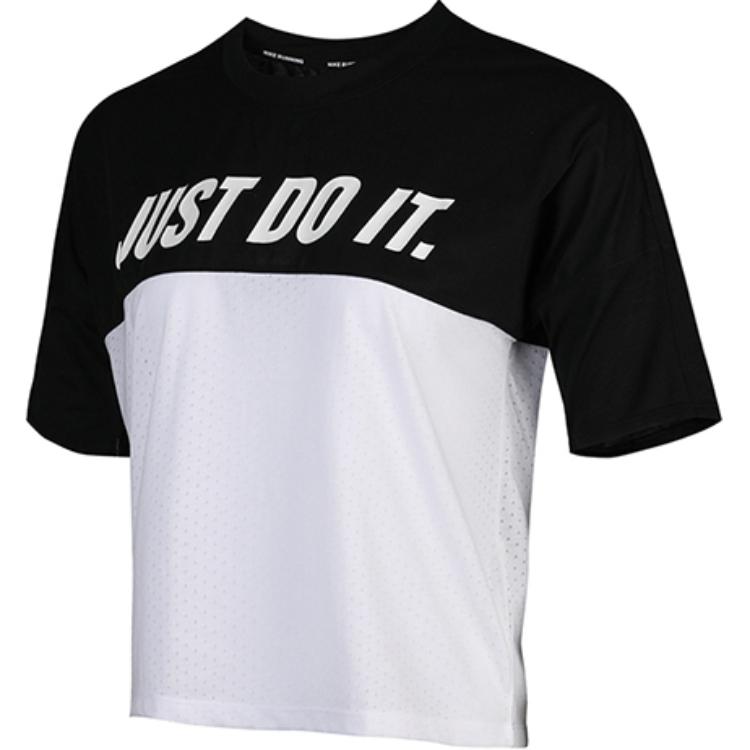 

Дышащая спортивная футболка Nike Retro Tailwind Mesh с короткими рукавами, женские топы, черный AJ8663-011 L