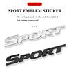 3D Metal Logo Sport Emblem Letters Car Fender Trunk Badge Sport Stikcer Accessories for toyota