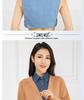 Versatile Women’s Washable Denim Dickey Faux Collar for Sweater