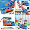 Childrens Large Track Car Set With Collapsible Metal Vehicles For Indoor Play And Development