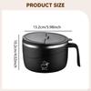 with Lid, Round Soup Bowl, Kitchen Utensil, Household Accessory, Large Capacity Cereal Container,