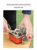 Windproof Portable Camping Gas Stove - Foldable High Power Square Design
