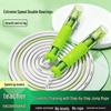 Jixiong Double Bearing Transparent Handle Skipping Rope