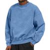 Men's Winter Pullover Solid Color Long Sleeve T