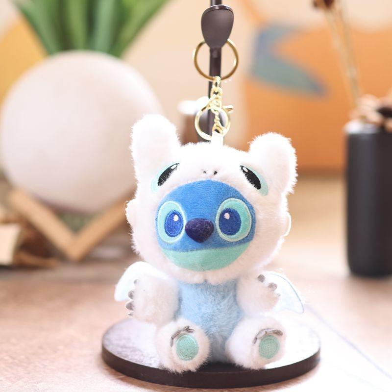 

Подвеска Плюшевый Стич Для Сумок И Аксессуаров Ключ белый