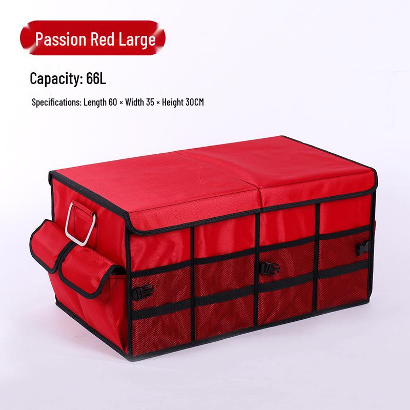 Large Capacity Folding Car Trunk Organizer & Storage Box
